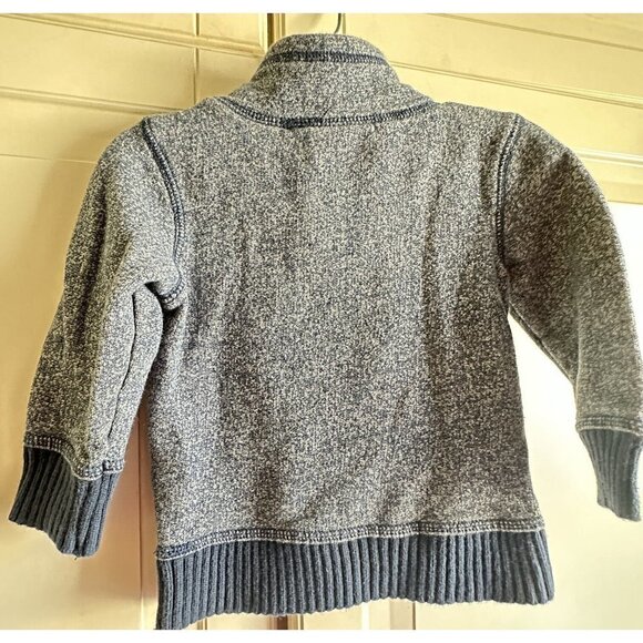 Oshkosh Genuine Boy's 18 Month Long Sleeve Blue Gray Sweatshirt Pullover - Picture 2 of 5